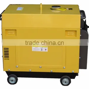 5KW Single Phase 100% Copper Wire Low Price Soundproof Diesel Generator thumbnail-4