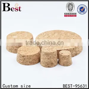 Custom Size Wooden Bottle Cork, Wholesale Cork Bottle Stopper, Bottle Light Cork for Food or Cosmetic Use thumbnail-4