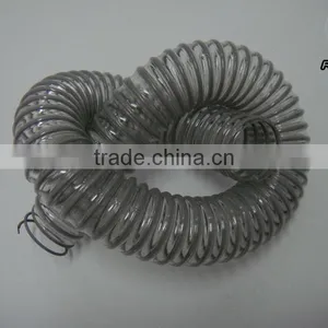 PVC Steel Spring Reinforced Clear Vacuum Hose thumbnail-2