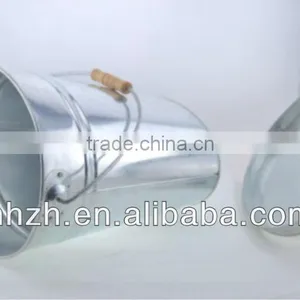 Outdoor Oval Galvanized Iron Barrels With Lid thumbnail-5