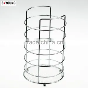 43004 Steel Wire Sink Basket Cutlery Holder Cooking Utensils Storage Kitchen Rack thumbnail-5