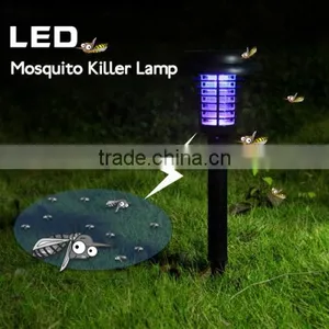 Garden Solar Power LED Mosquito Killer Lamp Yard Plastic Waterproof Lawn Light thumbnail-1