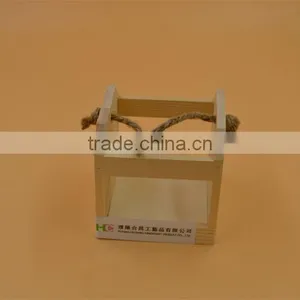 Wholesale Mini Wooden Hanger Decoration,little Wooden Candlestick thumbnail-2