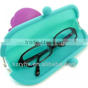 Hot Rubber Silicone Pouch Purse Wallet Glasses Cellphone Key Coin Bag Case thumbnail-1