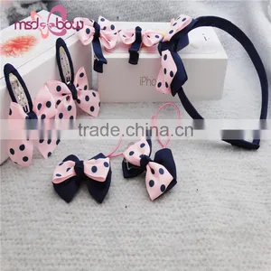 Style Selections Kids Headwear Ribbon Bow Hairbands Hair Accessory Set thumbnail-4