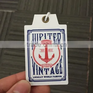 2016 Customized Direct Factory Wholesafashionable Jeans Swing Tags Hang Tags With Competitive Price thumbnail-3