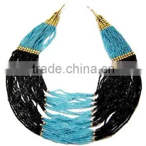 Seed Bead Necklace thumbnail-1