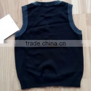 Boys Pollover Autumn V-neck Vest Kids Jackets Sweaters for Kid (BV1412) thumbnail-5