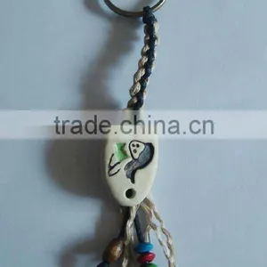 12 Constellation Keyring,Ceramic Constellation Pendant,Hand-knitted Textile Ancient Constellation Keychains thumbnail-1