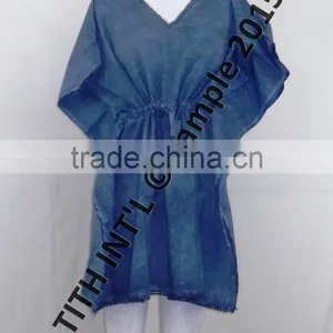 COTTON LADIES POCHO thumbnail-5