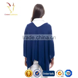 2016 Super Soft Luxury Women Cashmere Wool Poncho Crochet thumbnail-4