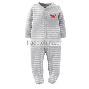 Oranic Cotton Baby Rompers Wholesale Baby Girl Rompers thumbnail-5