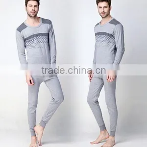 Cotton Lycra Men's Heat Thermal Underwear Lady Long Johns Long Sleeves thumbnail-1