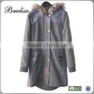 Elegant Girls' Long Coat Black Cashmere Coat for Winter thumbnail-1