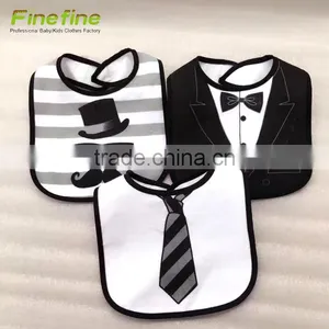 New Designs 100% Cotton Baby Bib With High Quality thumbnail-2