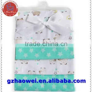 100% Cotton Baby Receiving Blanket thumbnail-1