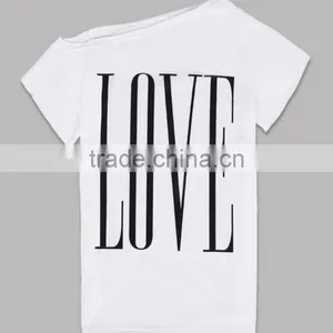 Wholesale 2016 Summer Fashion Women Hip Hop Clothing Ladies Star Letter Printed 95% Cotton 5%spandex thumbnail-3