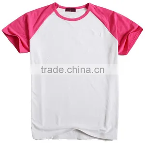Round Neck Short Raglan Sleeves T-shirt for Promotion thumbnail-4