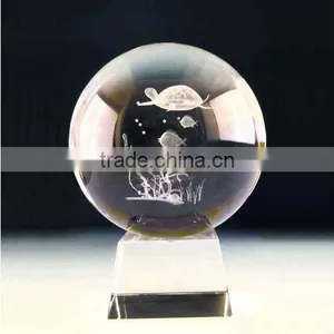 Decorative 3D Laser Engraving Crystal Ball thumbnail-1