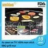 Reusable PTFE Coated Fabric BBQ Grill Mats Dishwasher / Portable Bbq Grill thumbnail-1