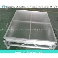 LED Table Stage Aluminum Lighting Plexglass Party Stage thumbnail-1