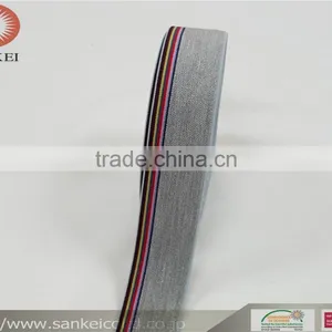 Flat Rubber Band,we Can Weave Lines of Different Thickness and Color as per Customer's Requirement.XGM-219 thumbnail-1