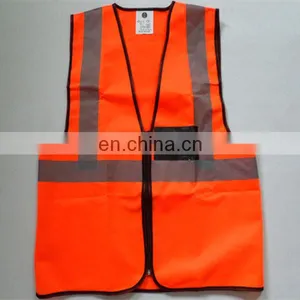 Wholesale Hi-Vis Reflective Security Vest With PVC ID Pocket thumbnail-1