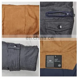 Brocade Polyester Cotton Brushing Warm Coat thumbnail-2