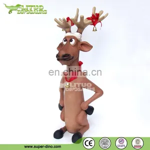 Fibergalss Resin Christmas Reindeer Statue thumbnail-1