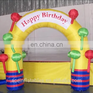 2017 Attractive Inflatable Happy Birthday Arch for Kids thumbnail-3