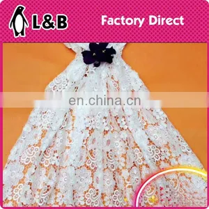 Wholesale Popular Fashion Embroidery Chemical Polyester Lace Fabric thumbnail-3