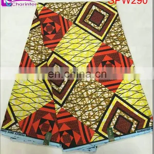 African Print Wax Hollandais Veritable Wax Hollandais Super Wax Hollandais SPW285 thumbnail-6