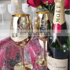 Plastic Reusable Champagne Glasses thumbnail-1