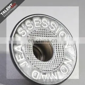 Custom Private Design Brand Name Jeans Metal Button thumbnail-2