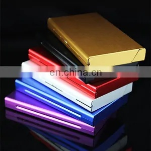 Wholesale Aluminum Cigarette Case Many Colors Plated Metal Craft Factory thumbnail-3