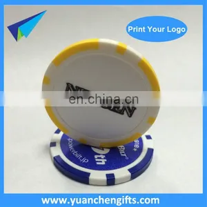 2016 Popular Poker Chip Golf Ball Markers / Casino Chip for Wholesale thumbnail-6