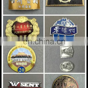 Metal Logo Badge Metal Plates Brand Logos for Handbag Car Logo Metal Badge thumbnail-5