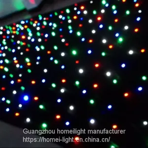 RGBW Star Curtain Led Sky Star Cloth Stage Backdrop With DMX thumbnail-3