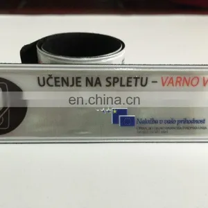 High Quality Low Price 6P Free Reflective Snap Bracelet for Promotion thumbnail-2