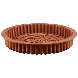 Free Sample Food Grade Heat Resistant Nontoxic Silicone Cake Mould Baking Mousse Pudding Mould Tool Cake Pan Fruit Pie thumbnail-2