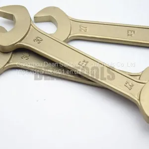 Aluminum Bronze Double Open End Wrench Sparkless Copper Alloy Forged Type High Quality thumbnail-4