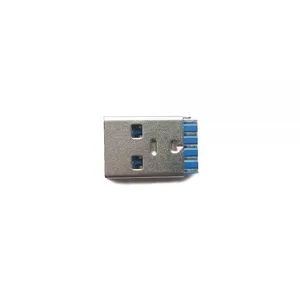 9 Pins Blue 3.0 USB Male Connectors With SPCC or Copper Terminals for Cable Assembly thumbnail-1