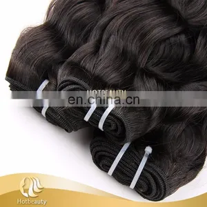 Bouncy Human Hair Italian Wave Tangle Free 100% Virgin Peruvian Human Hair Extension thumbnail-5