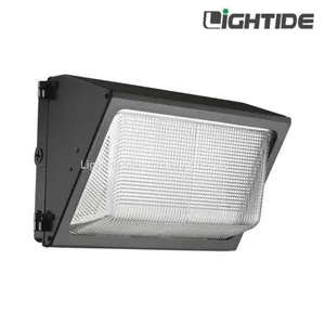 90W DLC Qualified Semi Cutoff Wall Packs LED Lights-Glass Refractor, 100-277vac, 5 Yrs Warranty thumbnail-1