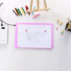 China A4 LED Copy Board Scale Magnetic Back Case Drawing Tracing Thin Light Pad Box Dimmable thumbnail-1