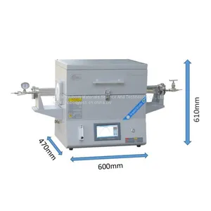 NBD Lab Dual Temperature Zone Tube Furnace 1200C Tube Furnace thumbnail-1