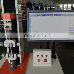 Steel Wire Tester Tensile Plastic Polym Fabric Compression Bending Tearing Test Universal Tensile Strength Testing Machine Price thumbnail-5