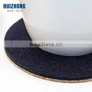 China Wholesale Die Cut Laser Cut Felt Tea Cupcoaster Christmas Decoration Felt Coaster thumbnail-4