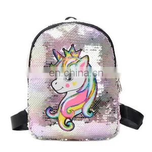 Glitter Backpack Unicorn Kids Girls Boys Sequin Backpacks Knapsack School Bag Teenage Rucksack Kindergarten Travel Bags thumbnail-4