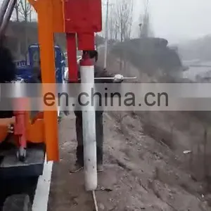 Guardrail Installation Equipment Truck Mounted Pile Driver for Sale thumbnail-1